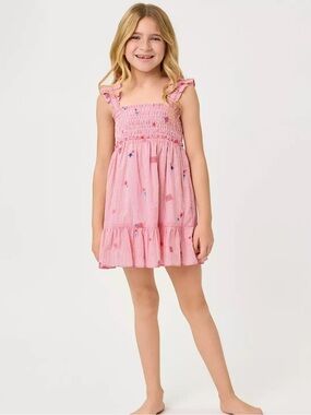 Lilly Pulitzer Girls Mini Hadly Dress - Paradise Punch It’s a 250th Celebration